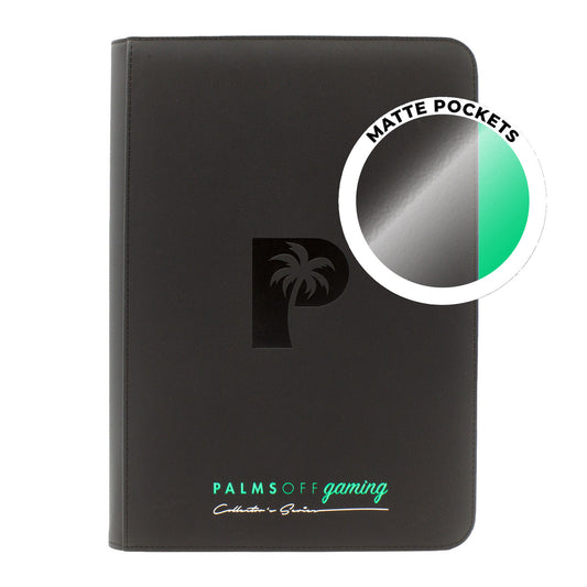 Palms Off Grading Collector's Series TOP LOADER Zip Binder – MATTE (108 Capacity)