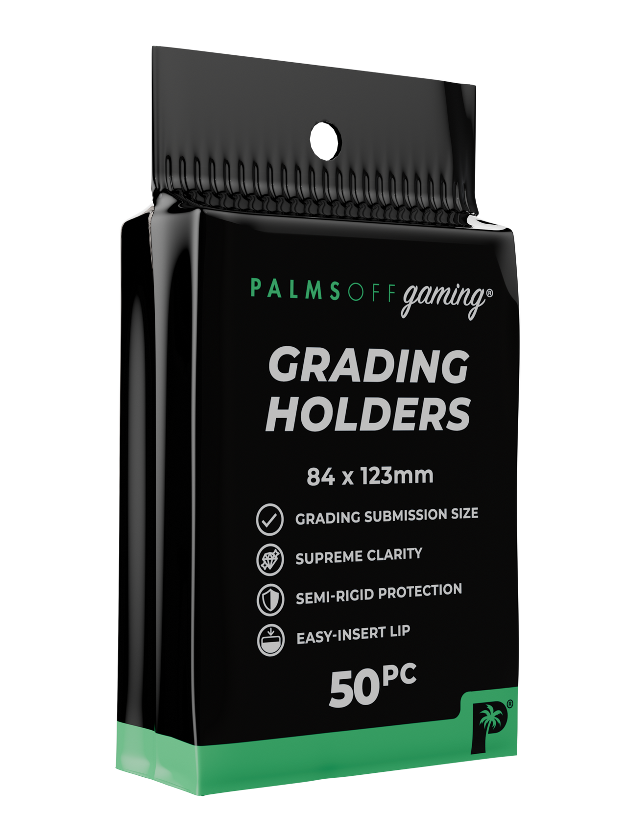 Palms Off Gaming Grading Holders - Semi Rigid 50pc