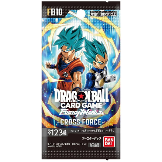 Dragon Ball FB-10 Cross Force Booster Pack - Japanese