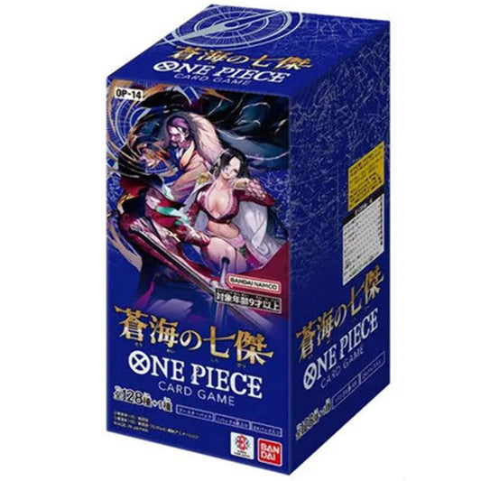 One Piece OP-14 The Azure Sea's Seven Booster Box - Japanese