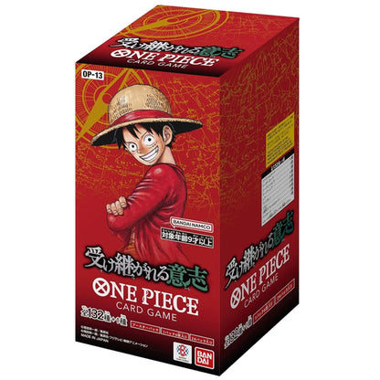 One Piece Card Game Carrying On His Will OP-13 Booster Box - Japanese