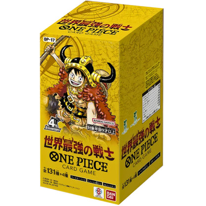 One Piece OP-17 The World’s Strongest Warriors Booster Box - Japanese