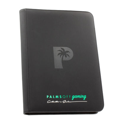Palms off Gaming Collector's Series 9 Pocket Zip Trading Card Binder TC Game Palms off Gaming Collector's Series 9 Pocket Zip Trading Card Binder TC Game
